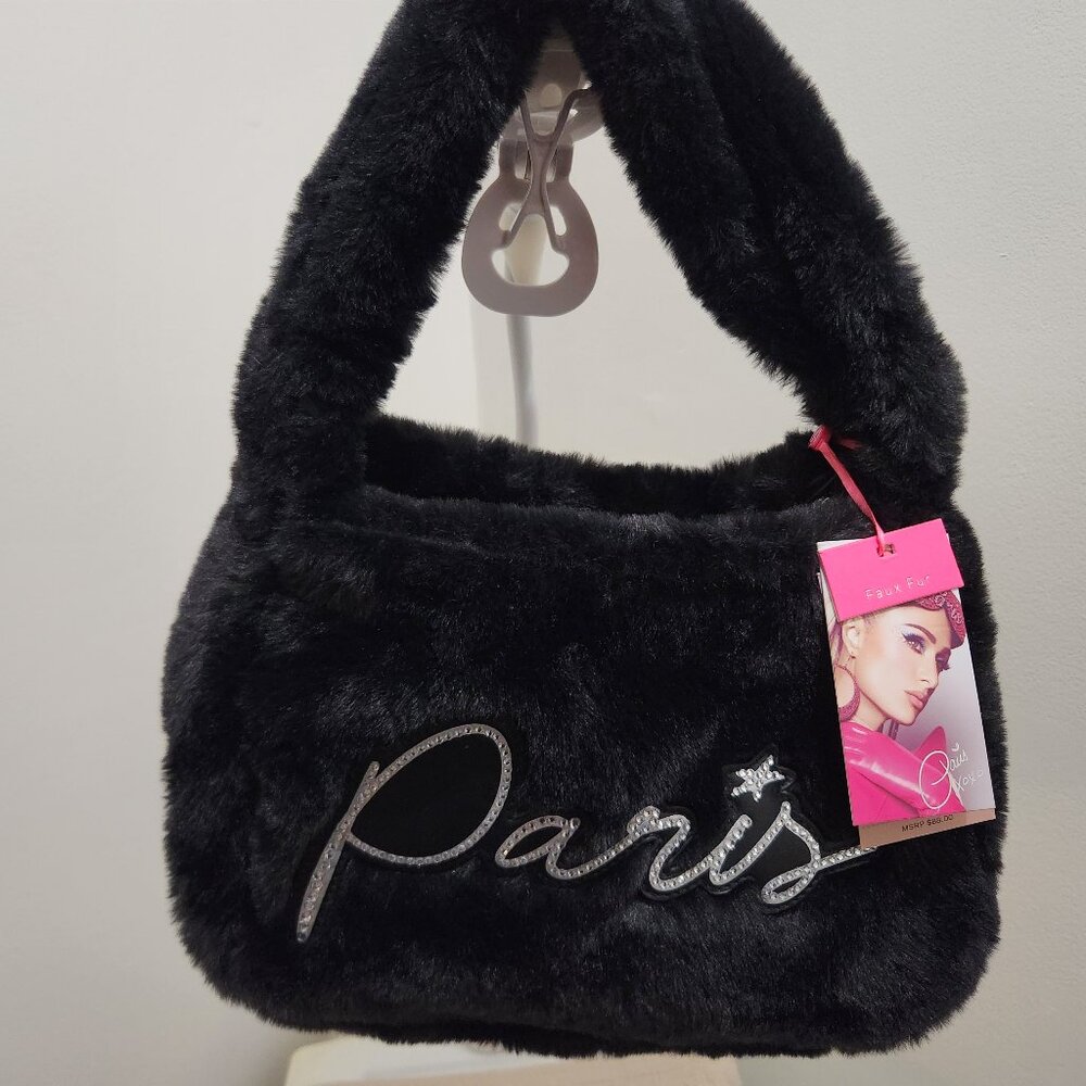 Faux fur purse by Paris XOXO!